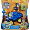 Spin Master Spin Master Paw Patrol Dino Rescue Chases Basic Vehicle, Toy Vehicle (Mėlyna/Geltona, Su šunų figūra ir Surprise Dino)