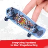 Tech Deck Spin Master Tech kaladės, 8 vnt. pakuotė – Retro neoninė