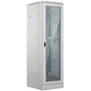 Spinta 24U 600x600, stiklinės priekinės durys, metalinės galinės durys, spyna, 4 atraminės sijos, komplekte cokolis, savarankiškam surinkimui, spalva pilka, ALANTEC