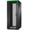 APC Easy Rack 800mm/42U/1100mm su stogu, šonine panele, ratukais, kojelėmis ir 4 laikikliais, be dugno, juodas | Schneider Electric
