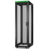 APC Easy Rack 600mm/42U/1000mm, su stogu, ratukais, kojelėmis ir 4 laikikliais, be šoninių panelių, juodas | Schneider Electric