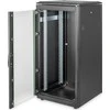 DIGITUS Netzwerkschrank Unique 22HE 1164x600x600mm juodas (Speditionsversand)