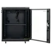 Spinta Incobex RACK 19 wisząca 15U 600x450 Seria: ALL IN ONE (Drzwi szklane, juoda) (INL-RW-15U-6045-S-C)
