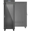 LANBERG Rack spintelė 19 laisvai stovinti 32U 600x1000 plokščia pakuotė su stiklinėmis durelėmis LCD juodas
