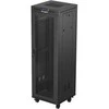 LANBERG Rack spintelė 19 laisvai stovinti 37U 600x600 plokščia pakuotė su tinklelio durelėmis LCD juodas