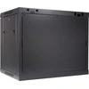 Inter-Tech SMA-6409, Prie sienos montuojamas stovas, 9U, 30 kg, Raktas su raktu, 16,7kg, Juoda