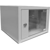 Assmann Electronic ASSMANN CL-19 04U Sieninė spintelė 19 4U 568x350 stiklinės durys RAL7035