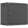 LANBERG rack cabinet 19inch wall-mount 9U/540x350 flat pack with metal door juodas