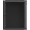 Lanberg 19" stalinė spintelė 15U 600X450 juoda perforuotomis durimis