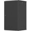 Spinta Lanberg montuojama pakabinama rack 19'' 22U 600X600 juoda metalinės durys (FLAT PACK) (WF01-6622-00B)