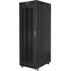 Lanberg grindų spintelė 19" 42U 800x800 juoda perforuotos durelėmis LCD
