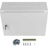 Lanberg | Rack spintelė, 19 colių, prie sienos montuojama, 4U+3U/540x200, žemo profilio | WAF1-5203-04-00S | Pilkas