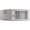 LANBERG 19 colių sieninis stovas 4U/570x600 išmontuojamas greitai surenkamas flat pack pilkas