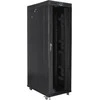 LANBERG laisvai pastatomas stelažas 19 colių spintelė 42U 800x1200 stiklinės durys LCD butas juodas