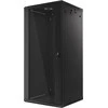 LANBERG WF01-6627-10B sieninis stovas 19 colių išmontuojamas plokščias paketas 27U/600x600mm juodas