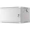 LANBERG sieninė spintelė 19 colių 6U 600x450 plieninės durys pilkas flat pack