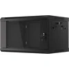 LANBERG WF01-6406-10B sieninis stovas 19 colių išmontuojamas plokščias paketas 6U/600x450mm juodas