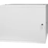 LEXI-Net 19" sieninė spinta Basic 9U 525x450, skardos durys, be nugaros, išlankstoma, pilka