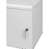 LEXI-Net 19" sieninė spinta Basic 6U 520x450, metalinės durelės, be nugarėlės, išlankstoma, pilka