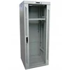 LEXI-Net 19" stovo spintelė 18U 600x600 nuimama, vėdinimo blokas, termostatas, ratai, 600kg, stiklas, pilka