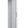 LEXI-Net 19" sieninė spinta Basic 9U 525x450, stiklinės durelės, be nugarėlės, išlankstoma, pilka