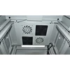 LEXI-Net 19" spintelė 27U 600x600 nuimama, vėdinimo blokas, termostatas, ratai, 600 kg, stiklas, pilka