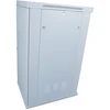 LEXI-Net 19" spintelė 27U 600x600 nuimama, vėdinimo blokas, termostatas, ratai, 600 kg, stiklas, pilka