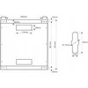 Pulsar RWA1866-G RACK spintelė 18U /19'', pakabinama, pilka