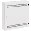 Spinta Solarix rozdzielacz SOHO LC-18 su listwami 2U, 4U a 11U 550x550x150mm balta RAL 9003 LC-18-55-15-W