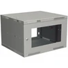 Solarix sulankstoma sieninė spinta SENSA LITE 9U 450mm, durelių stiklas, RAL 7035 SENSA-L-9U-545-11-G