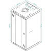 PAKABINAMA RACK SPINTA S-RC10-12U-300GG STALFLEX