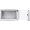 „NetRack“ spintelė, montuojama ant sienos, RACK spintelė, 19,6U, 400 mm, ECO-Line*, pilkos stiklinės durys