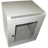 XtendLan 10" sieninė spinta 9U 350x140, keliamoji galia 50 kg, organinio stiklo durys, suvirintos, pilkos spalvos