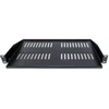 XtendLan 19" prailginta lentyna su perforacija 1U/280mm, keliamoji galia 25kg, juoda