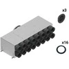 Spiroflex 16-13x75/200 dviejų eilių izoliuotų paskirstymo dėžučių komplektas