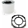 SpiroFlex 60 / 100 IV adapteris, baltas