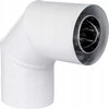 SpiroFlex 60/100 dvisienis alkūnė 90 balta