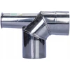 SpiroFlex 60/100 turbo dvigubos sienelės alkūnė (n) 90 su pagrindu