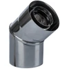 SpiroFlex 60/100 turbo dvigubos sienelės alkūnė (n) 15 laipsnių