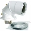 SpiroFlex 80/125 JCM alkūnės adapteris su baltais matavimo nipeliais