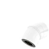 SpiroFlex 80/125 turbo dvigubos sienelės alkūnė (n) 45 laipsniai