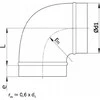 SpiroFlex Alkūnė DN 200, 90°