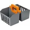 Splast TSK-0006 Plastikinis vežimėlis 2x25l + krepšelis