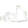 Sleeping pad 180 x 50 x 0,7 cm pilka Spokey DRIFTER
