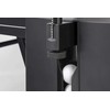 Sponeta SPONETA Design Line stalo teniso stalas – juodas vidaus (pilkas)
