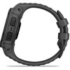 Išmanusis laikrodis Garmin Instinct E – 40 mm, juoda su anglies spalvos dirželiu