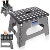 Springos Orion Sulankstomas laiptelis 32x25x22 cm juodas 150 kg