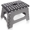 Springos Orion Sulankstomas laiptelis 32x25x22 cm juodas 150 kg