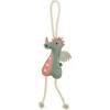 Springos Smok na linijos, žaislas, šuniui, sk�ra/lina, 55 cm