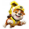 Nickelodeon Dekoracje „Paw Patrol“ sienos dekoracija – „Rubble in Action“